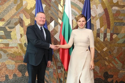 Министър Петрова се срещна с комисаря по правата на човека на Съвета на Европа Майкъл О'Флаърти